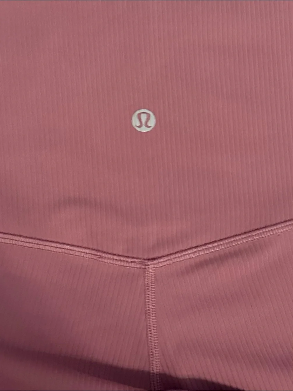 Lululemon Align Ribbed Leggings in Dusty Rose
